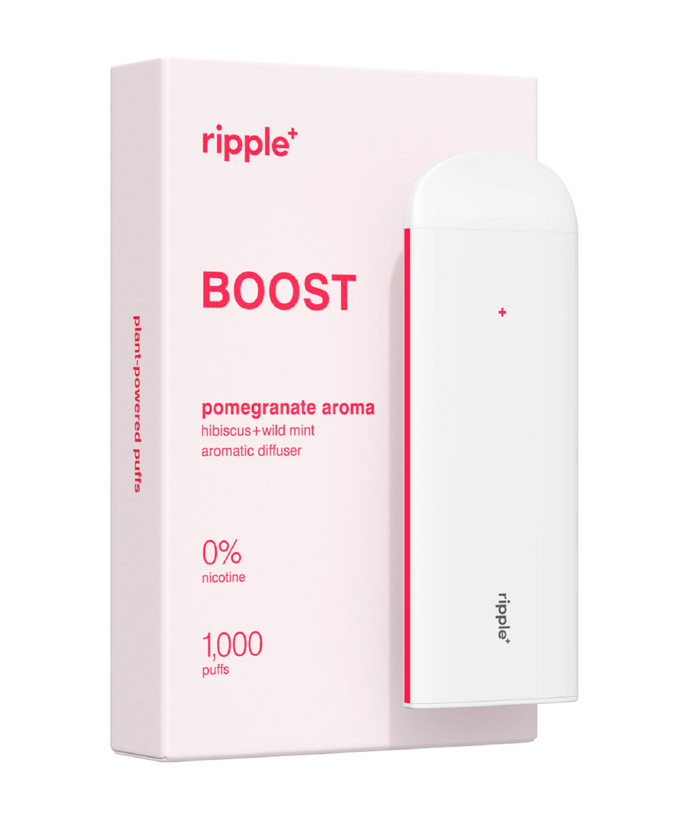 Tigara electronica, Ripple+, BOOST, Rodie, fara nicotina, 1000 pufuri