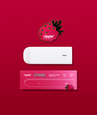 Tigara electronica, Ripple+, CHARM, Zmeură, fara nicotina, 1000 pufuri