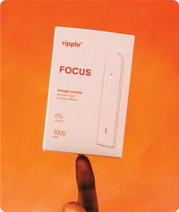 Tigara electronica, Ripple+, FOCUS, Mango, fara nicotina, 1000 pufuri