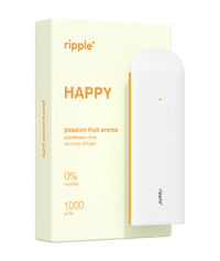 Tigara electronica, Ripple+, HAPPY, Fructul pasiunii, fara nicotina, 1000 pufuri