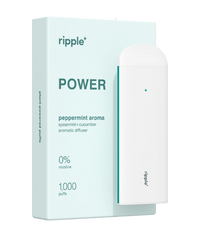 Tigara electronica, Ripple+, POWER, Menta, fara nicotina, 1000 pufuri