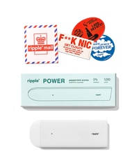 Tigara electronica, Ripple+, POWER, Menta, fara nicotina, 1000 pufuri