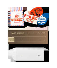 Ripple+ GOLD – vape fără nicotină Vanilie, 1000 pufuri