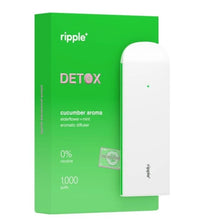 Ripple+ DETOX – vape fără nicotină Castravete, 1000 pufuri