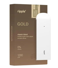 Ripple+ GOLD – vape fără nicotină Vanilie, 1000 pufuri