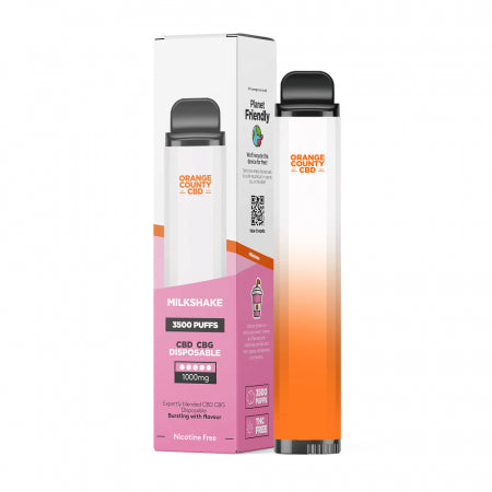 Vaporizator CBD + CBG, Orange County CBD, Milkshake, 1000mg